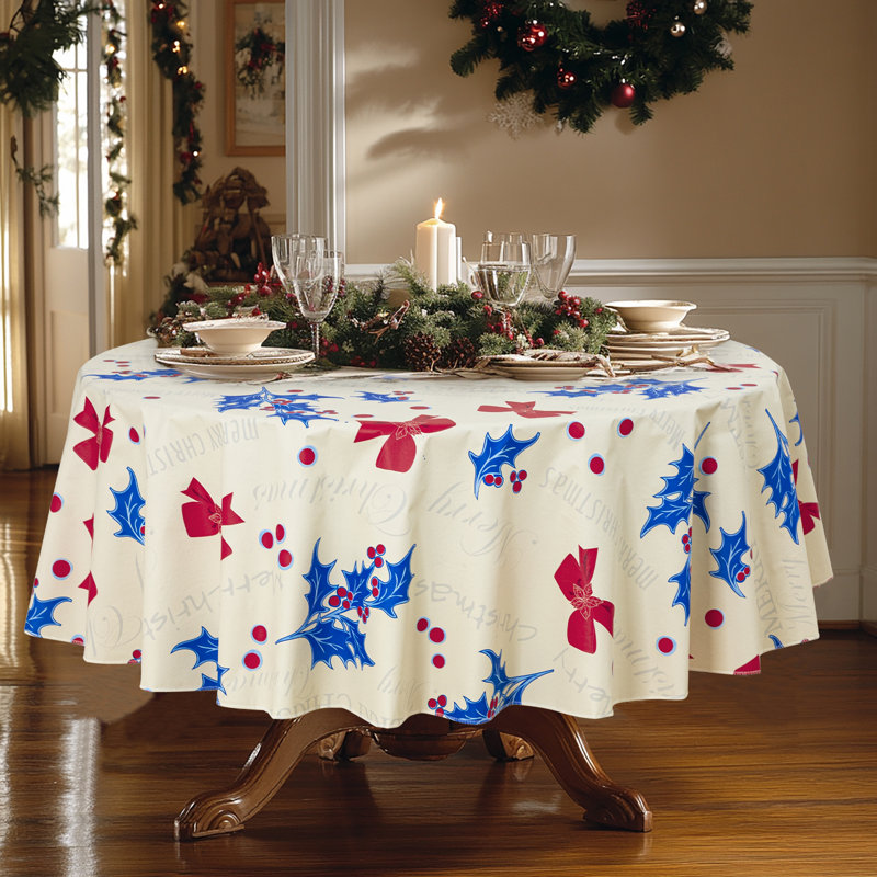 Nappe en vinyle Christmas, L 60 po