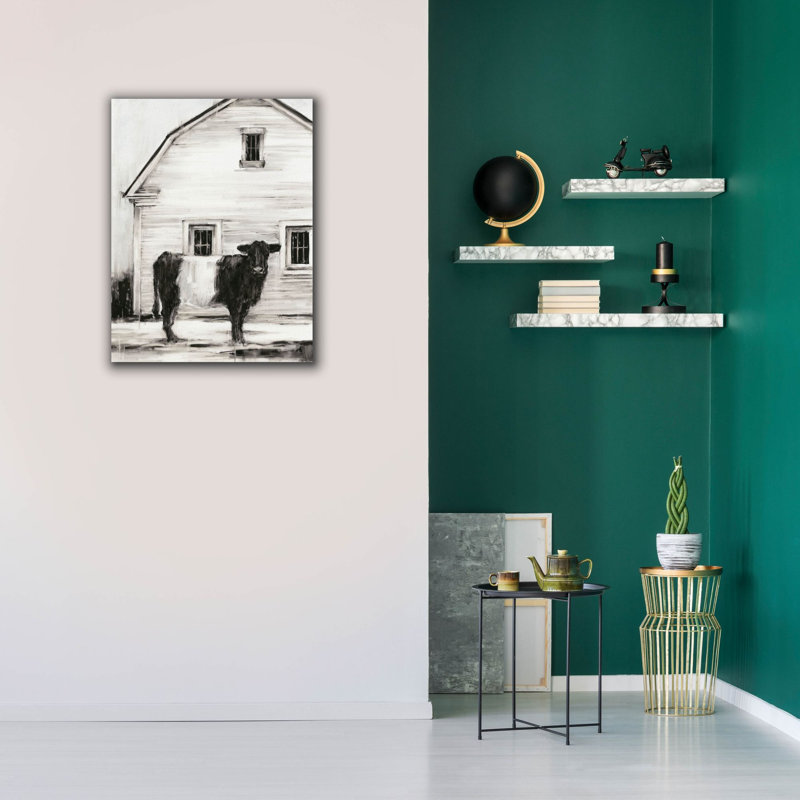 'Belted Galloway 1' by Ethan Harper Canvas Wall Art, 34" H x 26" W x 1.5" D