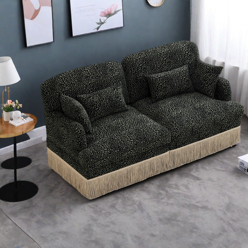 Canapés modulaires profonds, canapé modulaire léopard Chenille