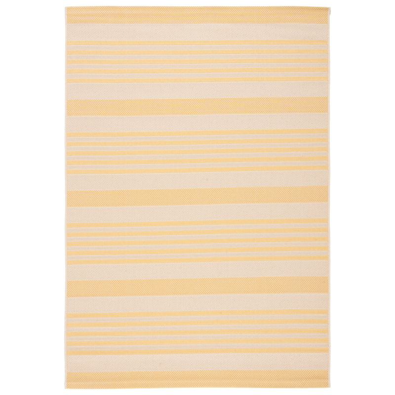 Alitsia Performance Striped Indoor/Outdoor Area Rug, Rectangle 2' x 3'7"
