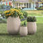 Ensemble de pots à fleurs d'extérieur légers en forme d'œuf MGO-129024537