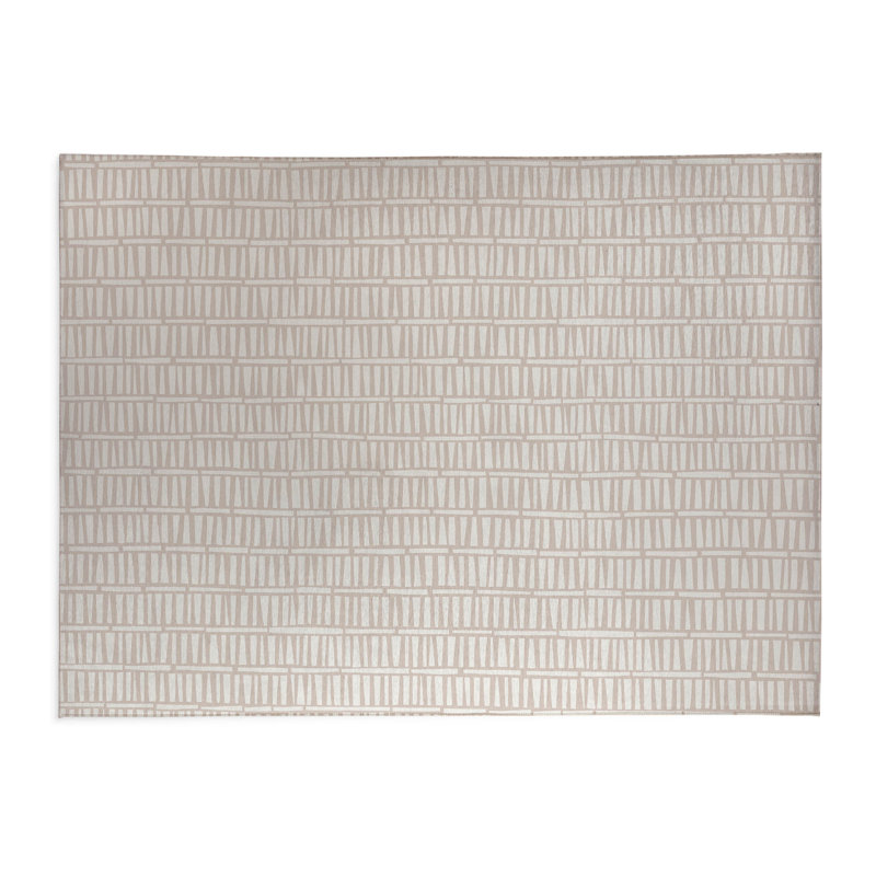 Tapis de bureau Heritage Haven, L 6 pi x L 4 pi, Taupe