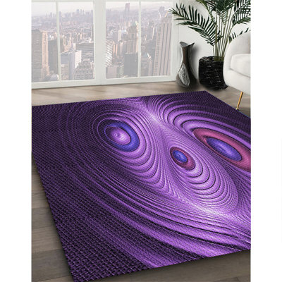 Tapis 100% à motifs lavables à la machine 2989 Pat1385-PUR