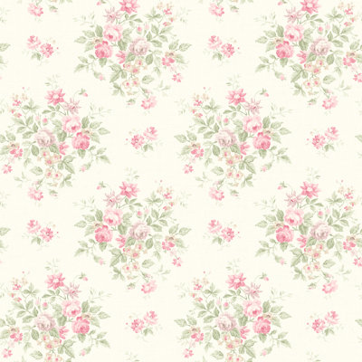 Springtime Cottage Floral Roll