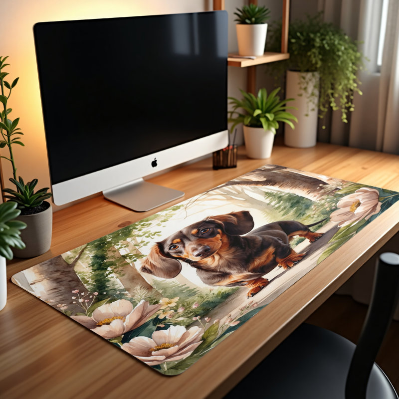 Polyester Desk Pad, 14.4x12.1
