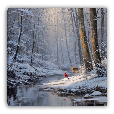 «Cabin Beside Quiet Quiet», impression sur toile tendue