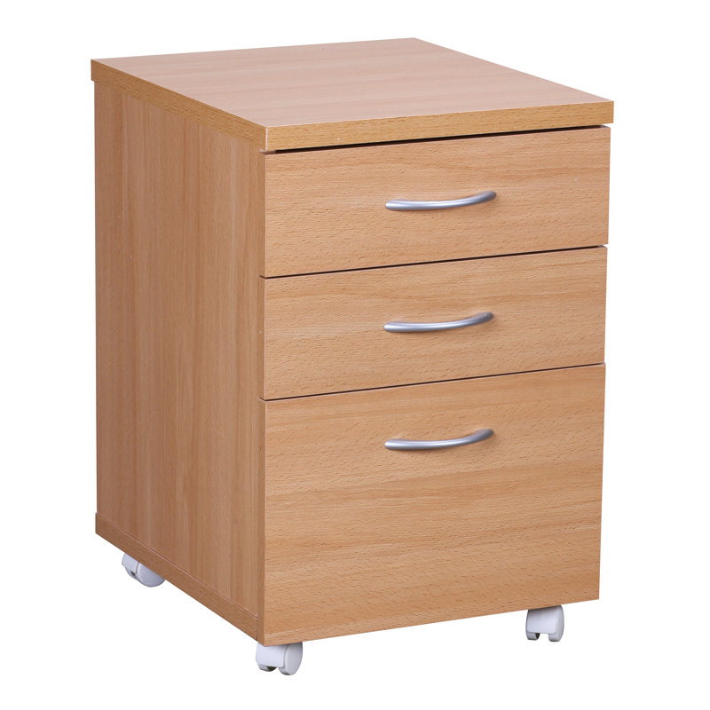 45cm Wide 3 -Drawer Mobile File Cabinet