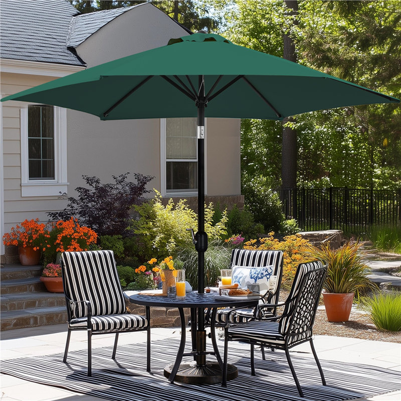 Charlean 269cm Tilt Parasol, Dark Green