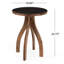 Table d'appoint inspirée en bois pour une maison à la mode