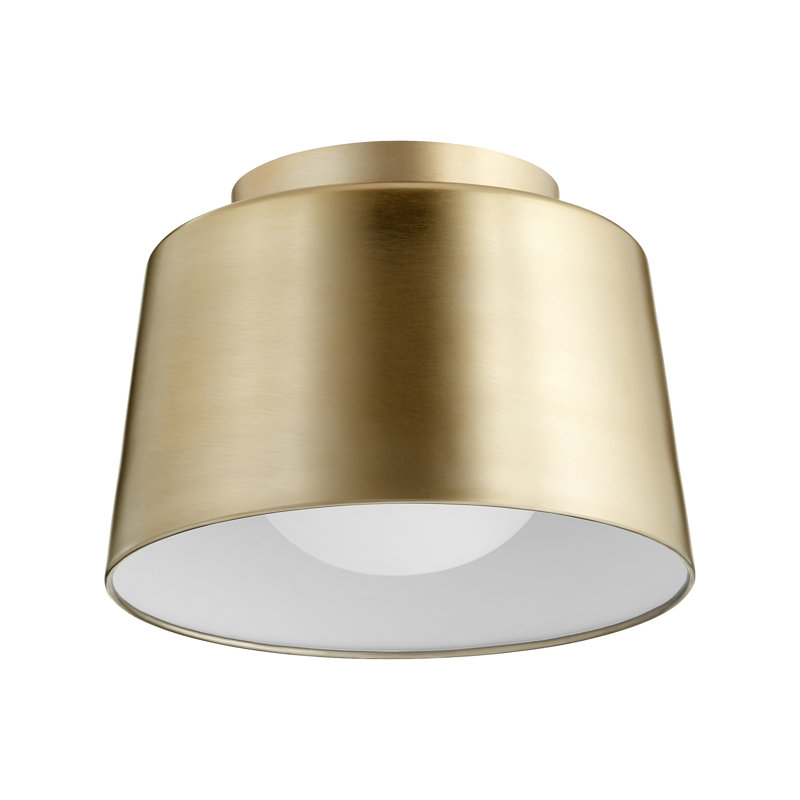 Flush Mount, Gold, Noir
