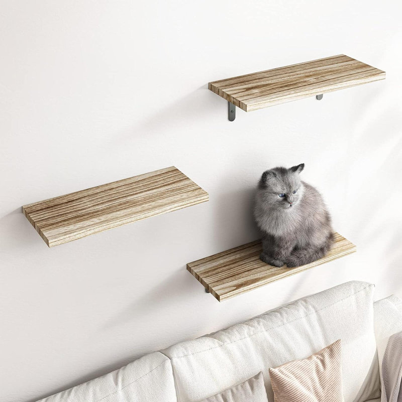 Tablette flottante en bois 6 pièces Dabrielle