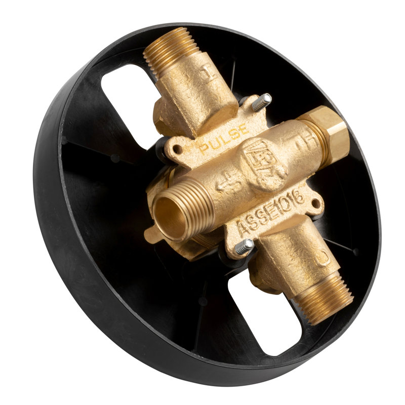 Brushed Gold Pressure Balance Shower Valve with Lever Handle