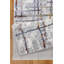 Tapis à poils longs multicolore en polyester (7 pi 10 po x 9 pi 10 po)-1779370819