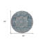 Tapis rond lavable intérieur 8 pi Medallion