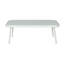 Causeuse et table en acier, blanc cassé et gris-1873116413-1873116415