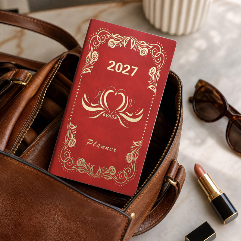 Cahier papier 2027, Red
