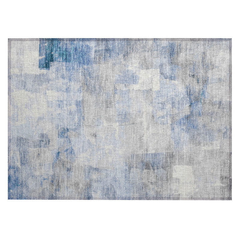 Tapis intérieur / extérieur lavable en machine Cinead ACN1697, Rectangle 1 pi 8 po x 2 pi 6 po