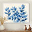 «Soft Leaves In Hazy Blues Watercolor I - Plants», reproduction sur toile-1845509723-1621747835