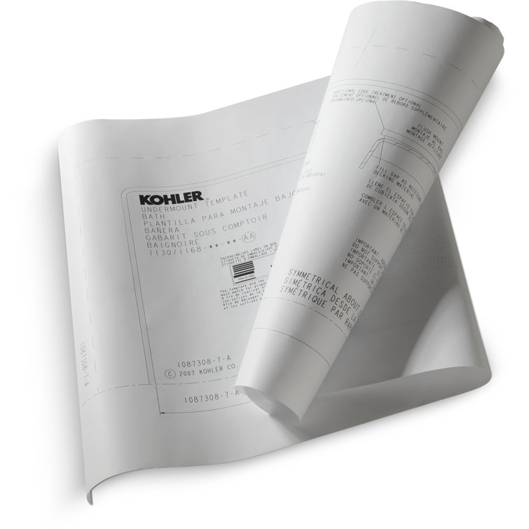 Underscore Undermount Installation Kit For K-5713/K-5714 Underscore Baths