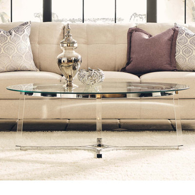 Hamil 2 - Piece Glass Top Living Room Table Set
