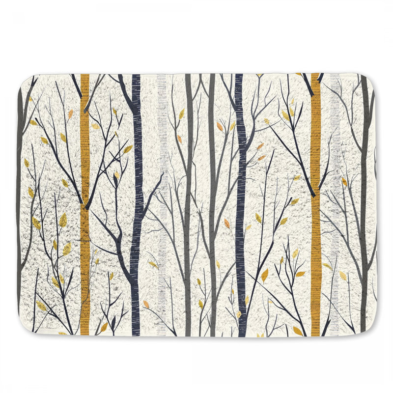 Toshka Microfiber / Microsuede Non-Slip Bath Mat, 17"W x 24"L