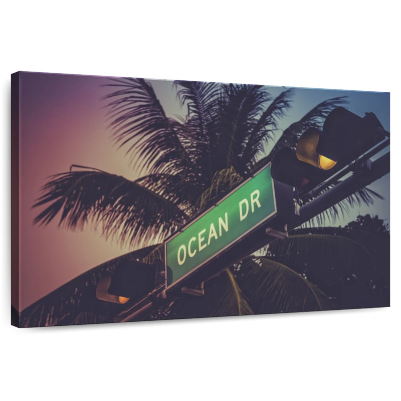 Ravi Miami Ocean Drive, 24" H x 36" W