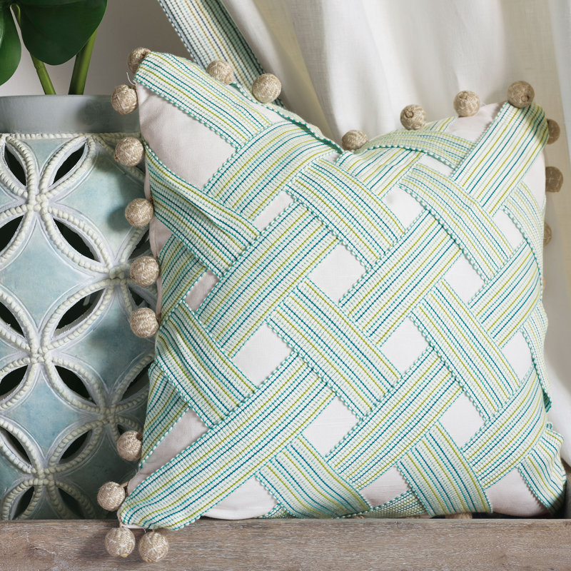 Boracay Square Pillow Cover & Insert, Polyester