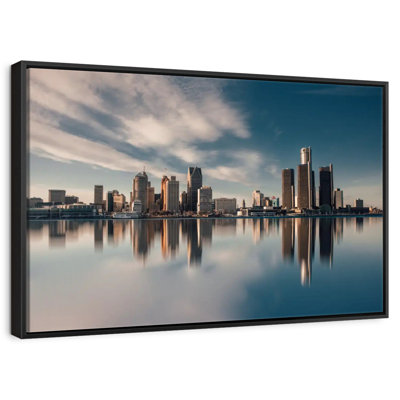 Reflet de Detroit Skyline