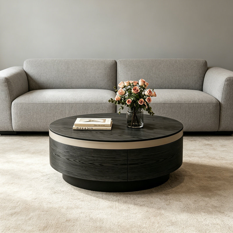 Towanda, H 12,99 po x L 31,49 po x l 31,49 po, Noir