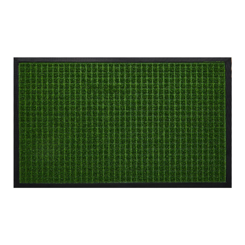 Tapis de porte extérieur antidérapant Afsah, l 36 po x P 60 po, Anthracite