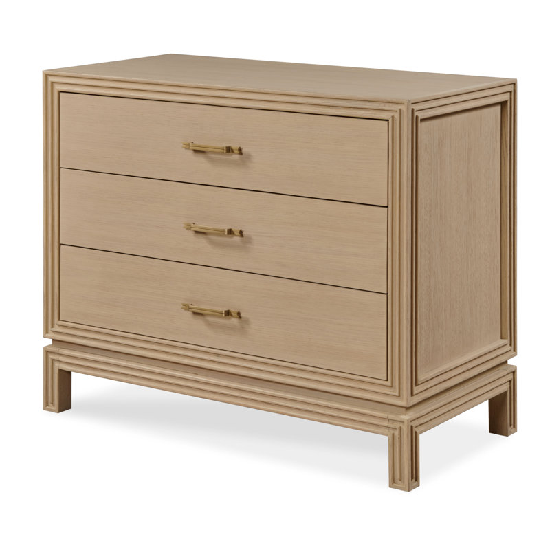 Grande table de chevet 3 tiroirs Lewis