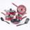  Batterie de cuisine antiadhésive pour casseroles et poêles, 10 pièces, noir