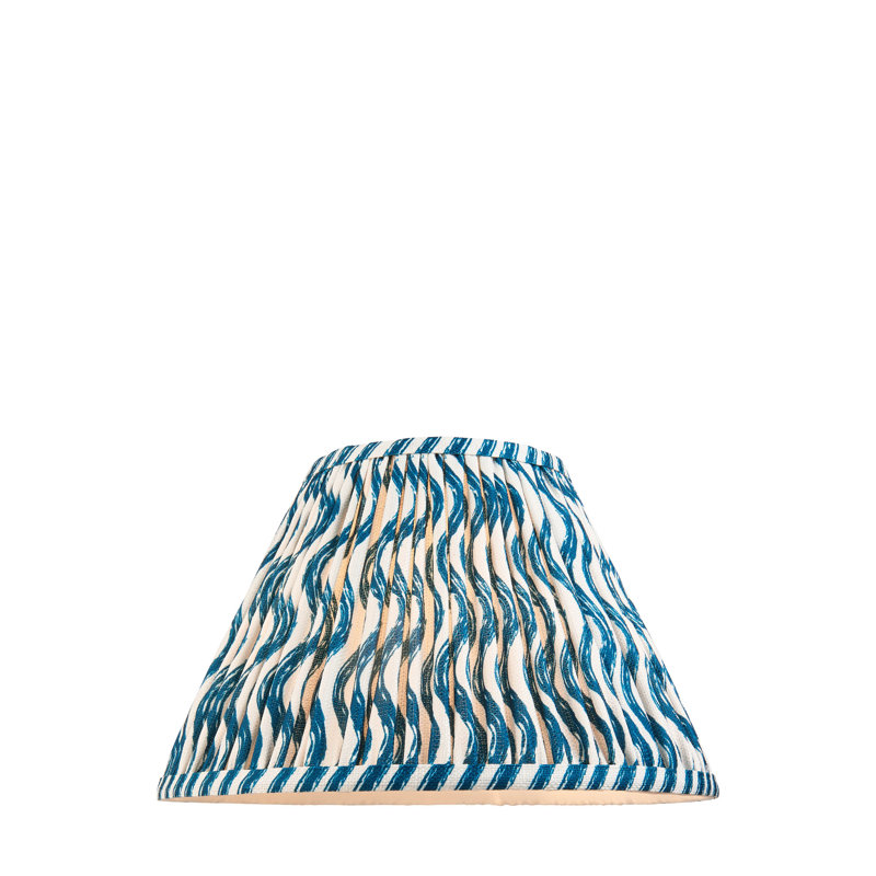 Ripple 30cm Lamp Shade, Blue