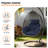 Outdoor Hanging Egg Chair Cushion, Wicker Hammock Swing Chair Replacement Cushion, Oversized Seat Back Cushion-1920914406