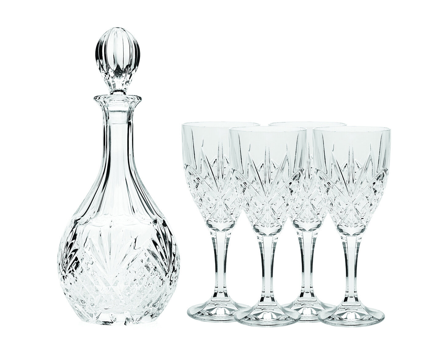 Godinger Cut Crystal 4-Piece Glassware Sets Collection - Macy's