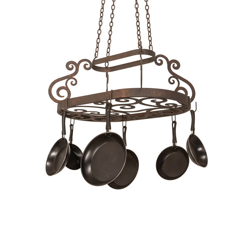 Support à casseroles 38 po Neo, H 58 po x l 24 po x P 38 po, Brun