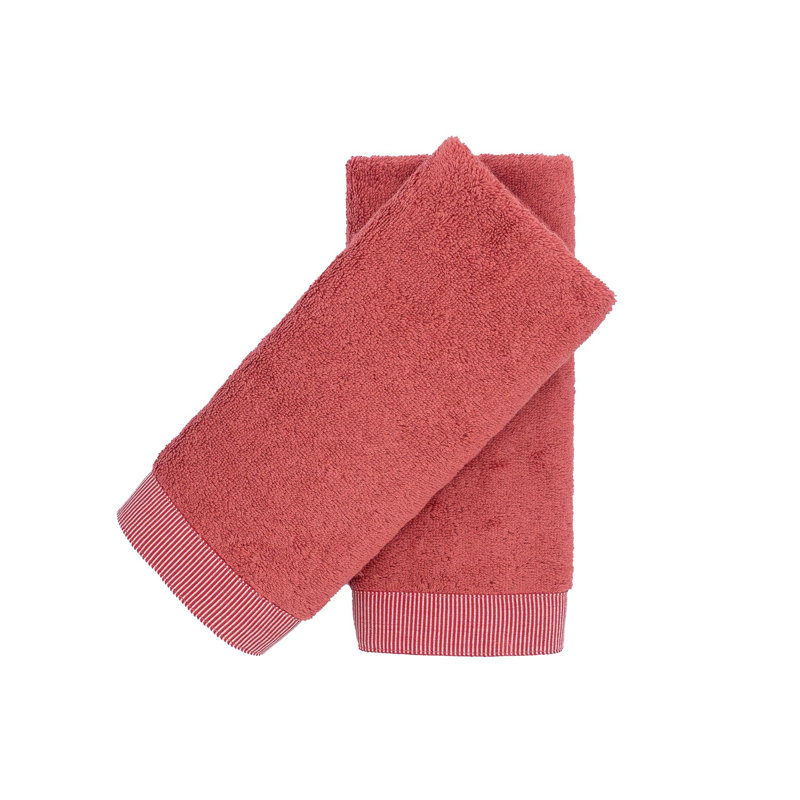 Débarbouillette en coton turc, Rouge