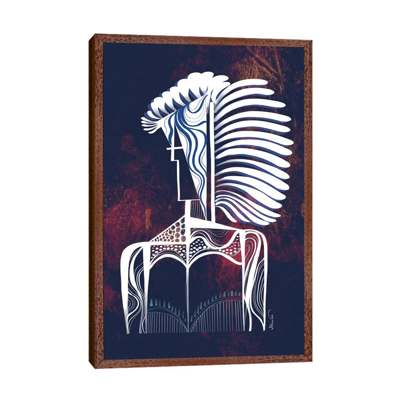 Legend 1 Piece Wall Art on Canvas, 101.6 cm H x 66.04 cm W, Classic Wood Framed