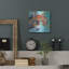 August Grove® «Floral Donkey» par St. Hilaire Elizabeth, art mural en métal-121033169