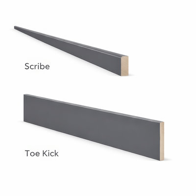 Gallery Now 48 W x 0.13 D x 4.5 H Ready-to-Assemble Shaker Cabinet Trim in Onyx