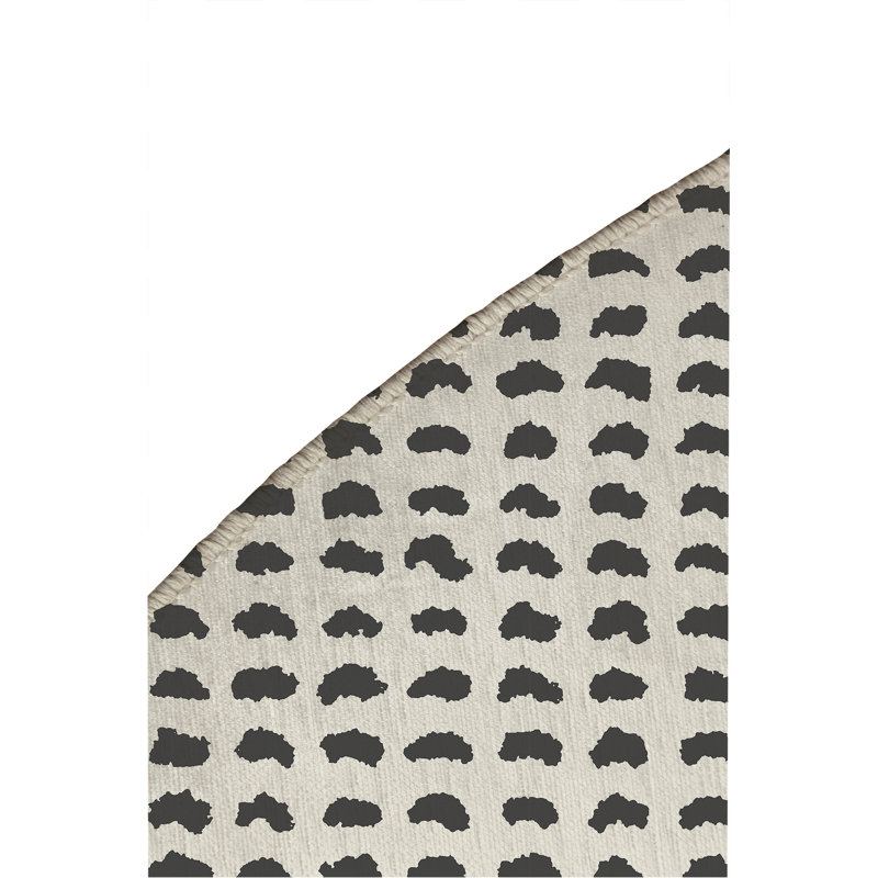 Gio Non-Slip Outdoor Rug, Round 5'