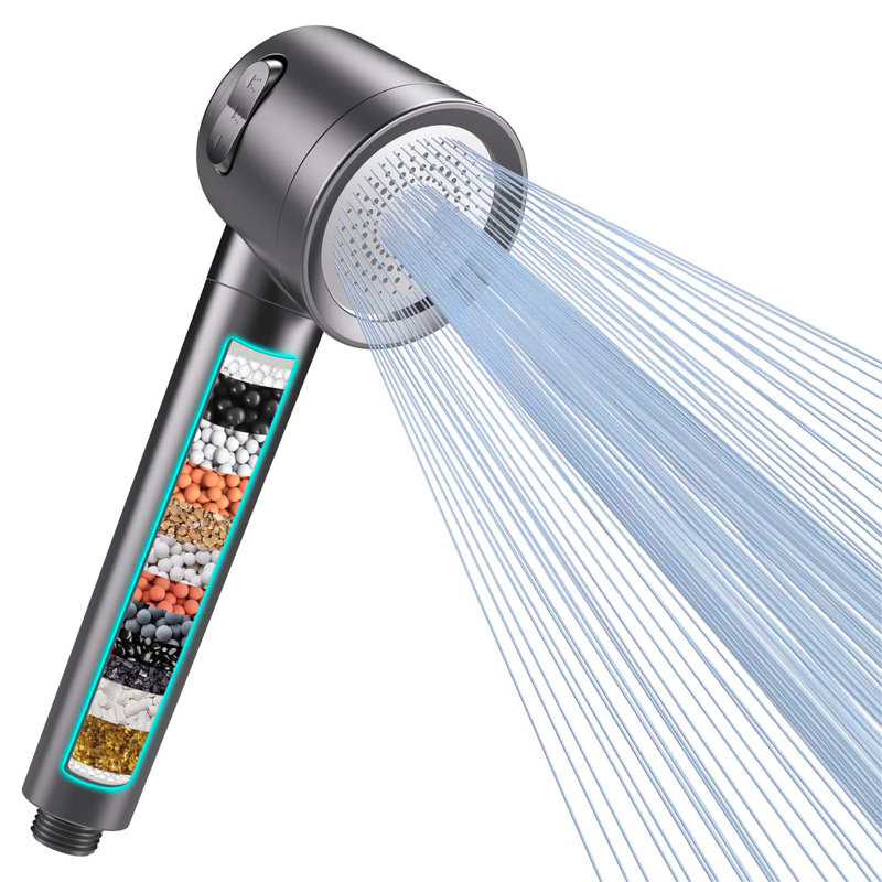 Handheld Shower Head, Grey