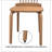 Solid Wood Slat Back Windsor Chair