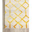 Tapis ivoire à motif géométrique-745933921