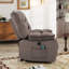 Fauteuil inclinable électrique lève-personne de 43,3 po avec chauffage, massage et ports USB / Type-C - Revêtement en microfibre-944572458