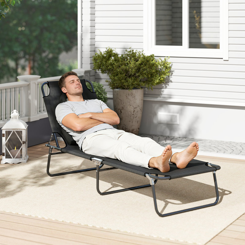 Chaise longue inclinable extérieure réglable Laforce