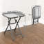 Square Metal Folding Outdoor Side Table , 45cm cm W 45cm cm D
