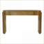 Table basse en bois de pin avec pieds cannelés, 2 tiroirs pour le hall d'entrée / salon, facile à assembler et amp; Grain de bois naturel