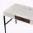 Verster Black Finish Writing Desk W/USB-1930162525