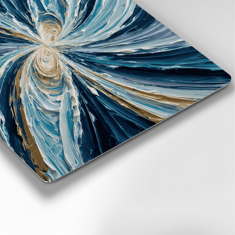 Art mural bleu Sci Fi Energy, H 240 po x l 288 po x P 0,05 po